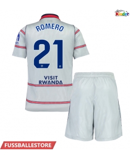 Günstige Atletico Madrid Cristian Romero #21 3rd trikot Kinder 2026-27 Kurzarm (+ Kurze Hosen)
